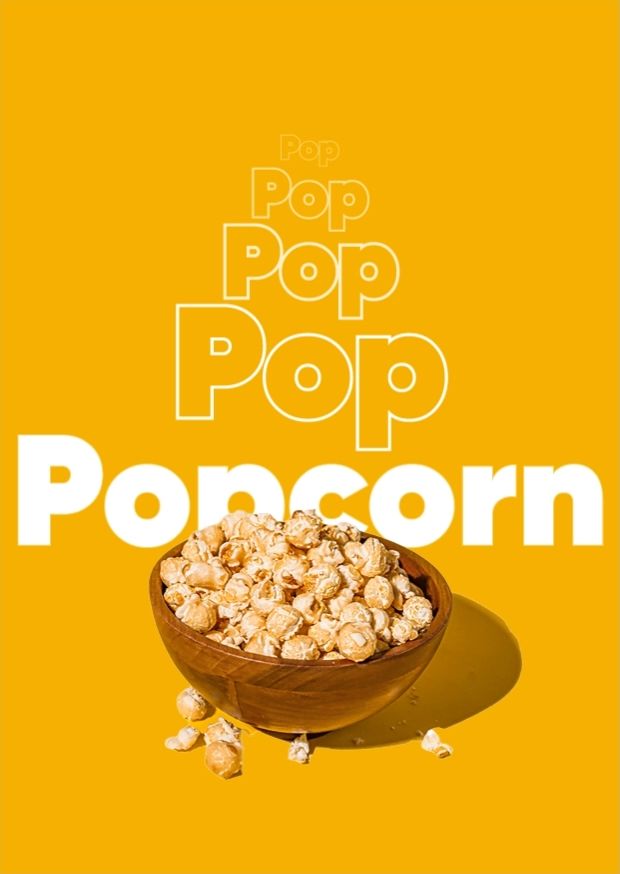 Popcorn-billboard: Pop Pop Popcorn